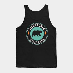 Letchworth State Park Camping Hiking Waterfalls New York Tank Top